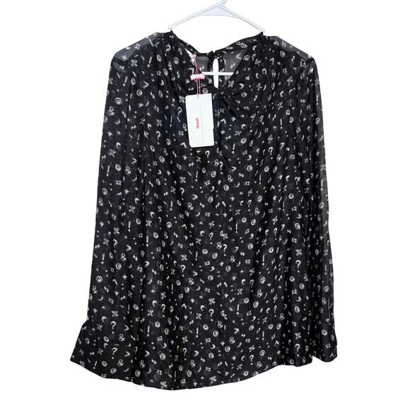 NWT Maison Common Silk Blouse Sz. 40 (US 8) - Picture 5 of 16